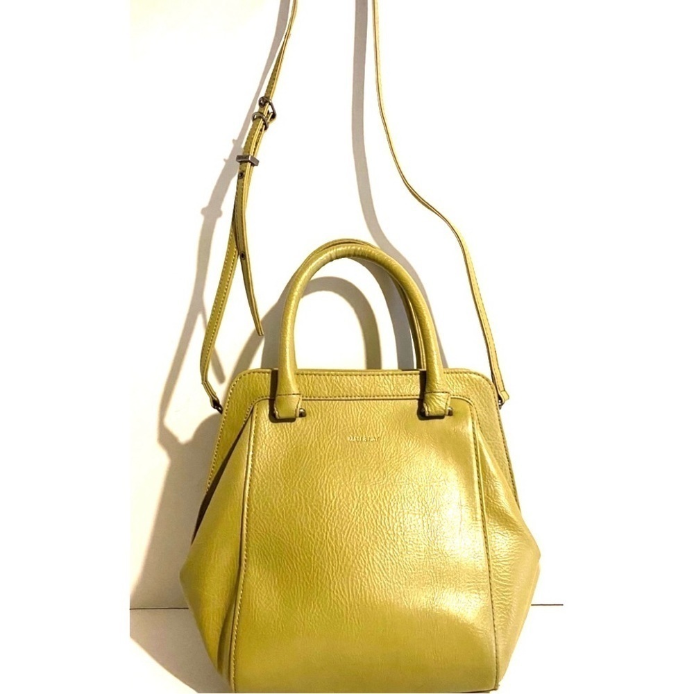 Matt & Nat Elegant green poly vinyl  satchel Handbag - Picture 5 of 11